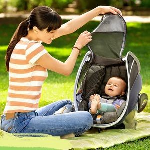 NWOT Brica infant car seat comfort canopy